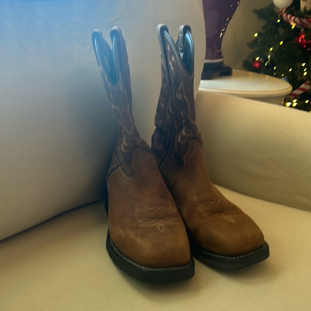 Masterson Square Toe Cowboy Boot Size 12D
